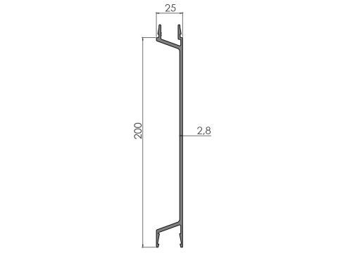 TIR-profil  8707 An 2,07/7,5