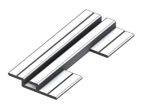 Låsplatta för lyftplatta, alu