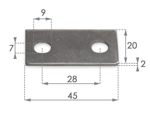 Bricka för dukfäste