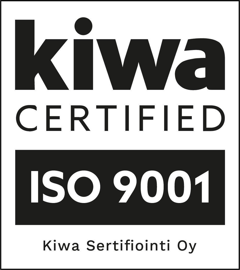 Kiwa certified, ISO 9001, Kiwa Sertifiointi Oy